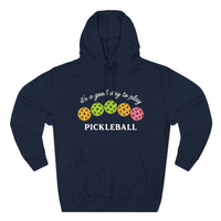 Load image into Gallery viewer, "It's a Good Day To Play Pickleball" 2 - Lane Seven LS14001 Premium Hooded Sweatshirt