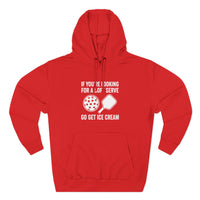 Load image into Gallery viewer, "If You're Looking For A Soft Serve Go Get Ice Cream" 1 - Lane Seven LS14001 Premium Hooded Sweatshirt