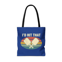 Load image into Gallery viewer, "I'd Hit That" 1 - Canvas Tote 18" x 18" - PERSONALIZED