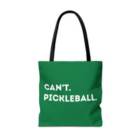 Load image into Gallery viewer, "Can't Pickleball" 2 - Canvas Tote 18" x 18"