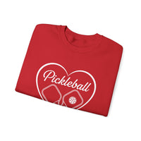 Load image into Gallery viewer, "Pickleball With Heart" 3 - Gildan 18000 Crewneck Sweatshirt