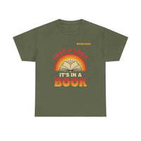 Load image into Gallery viewer, "Take a Look. It’s In a Book." - Gildan 5000 Heavy Cotton Tee - PERSONALIZED