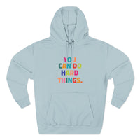 Load image into Gallery viewer, "You Can Do Hard Things" 2 - Lane Seven LS14001 Premium Hooded Sweatshirt Unisex