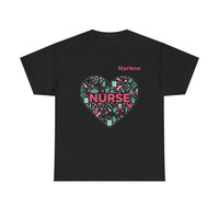 Load image into Gallery viewer, "Nurse Heart Tools" 2 - Gildan 5000 Heavy Cotton Tee - PERSONALIZED