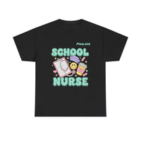 Load image into Gallery viewer, "School Nurse" 1 - Gildan 5000 Heavy Cotton Tee - PERSONALIZED