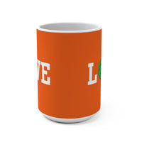 Load image into Gallery viewer, "Love Pickleball" 1 Green 15 oz Mug Ceramic Pickleball Gift