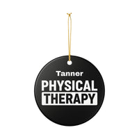 Load image into Gallery viewer, "Physical Therapy" 09a - 3 inch Ceramic Ornament - PERSONALIZED