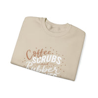 Load image into Gallery viewer, "Coffee Scrubs &amp; Rubber Gloves" 8 - Gildan 18000 Crewneck Sweatshirt