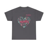 Load image into Gallery viewer, "Nurse Heart Tools" 2 - Gildan 5000 Heavy Cotton Tee - PERSONALIZED