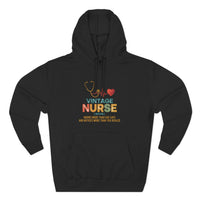 Load image into Gallery viewer, "Vintage Nurse" 1 - Lane Seven LS14001 Premium Hooded Sweatshirt