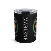 Load image into Gallery viewer, "North Pole Pickleball Club Serving Up Christmas Cheer" 1 - Tumbler 10oz - PERSONALIZED