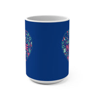 Load image into Gallery viewer, "NURSE" Heart Tools 2 15oz Ceramic Mug, Nurse Gift, Printed On Demand