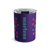 Load image into Gallery viewer, "Happy to See Your Face" 1 - Tumbler 10oz - PERSONALIZED