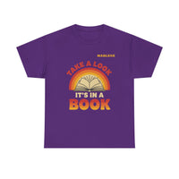 Load image into Gallery viewer, "Take a Look. It’s In a Book." - Gildan 5000 Heavy Cotton Tee - PERSONALIZED