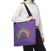 Load image into Gallery viewer, "Choose Kindness" 3 - Canvas Tote 18" x 18" - PERSONALIZED