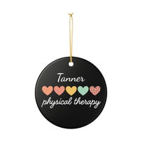 Load image into Gallery viewer, "Physical Therapy" 06a - 3 inch Ceramic Ornament - PERSONALIZED