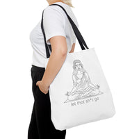 Load image into Gallery viewer, "Let That Shit Go" EB - Canvas Tote 18' x 18 "