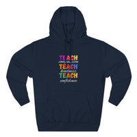 Load image into Gallery viewer, "Teach Compassion. Teach Kindness. Teach Confidence." 4 - Lane Seven LS14001 Premium Hooded Sweatshirt