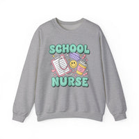Load image into Gallery viewer, "School Nurse" 1 - Gildan 18000 Crewneck Sweatshirt