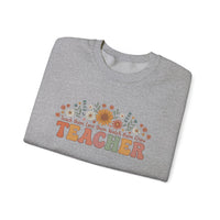 Load image into Gallery viewer, "Teacher. Teach Them. Love Them. Watch Them Grow." 3 - Gildan 18000 Crewneck Sweatshirt