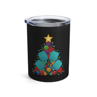 Load image into Gallery viewer, "Pickleball Christmas Tree" 2 - Tumbler 10oz