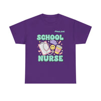 Load image into Gallery viewer, "School Nurse" 1 - Gildan 5000 Heavy Cotton Tee - PERSONALIZED