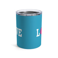 Load image into Gallery viewer, "Love Pickleball" 1 - Pink - Tumbler 10oz