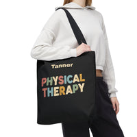 Load image into Gallery viewer, "Physical Therapy" 12a - Canvas Tote 18" x 18" - PERSONALIZED