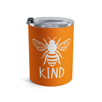 Load image into Gallery viewer, "Bee Kind" 2 - Tumbler 10oz - PERSONALIZED