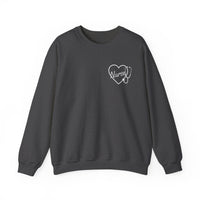 Load image into Gallery viewer, "Nurse Heart Stethoscope" 4b - Gildan 18000 Crewneck Sweatshirt