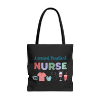 Load image into Gallery viewer, "Licensed Practical Nurse" 1 - Canvas Tote 18" x 18"