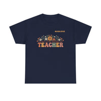 Load image into Gallery viewer, "Teacher. Teach Them. Love Them. Watch Them Grow." 3 - Gildan 5000 Heavy Cotton Tee - PERSONALIZED