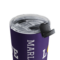 Load image into Gallery viewer, "Love Pickleball" 1 - Yellow - Tumbler 10oz - PERSONALIZED