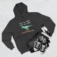 Load image into Gallery viewer, "Let's Eat Kids. Let's Eat, Kids." 2 - Punctuation Saves Lives - Lane Seven LS14001 Premium Hooded Sweatshirt