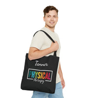 Load image into Gallery viewer, "Physical Therapy" 08a - Canvas Tote 18" x 18" - PERSONALIZED