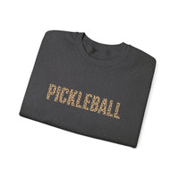 Load image into Gallery viewer, "Pickleball Leopard" 2 - Gildan 18000 Crewneck Sweatshirt