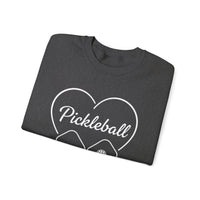 Load image into Gallery viewer, "Pickleball With Heart" 2 - Gildan 18000 Crewneck Sweatshirt