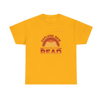 Load image into Gallery viewer, "Explore New Worlds READ" - Gildan 5000 Heavy Cotton Tee - PERSONALIZED