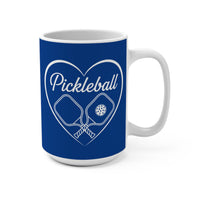 Load image into Gallery viewer, "Pickleball With Heart" 3 15 oz Mug Ceramic Pickleball Gift