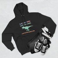 Load image into Gallery viewer, "Let's Eat Kids. Let's Eat, Kids." 2 - Punctuation Saves Lives - Lane Seven LS14001 Premium Hooded Sweatshirt