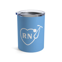 Load image into Gallery viewer, "RN Stethoscope Heart" 1 - Tumbler 10oz
