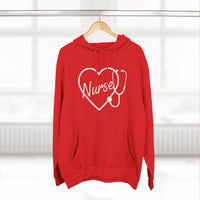 Load image into Gallery viewer, "Nurse Heart Stethoscope" 4 - Lane Seven LS14001 Premium Hooded Sweatshirt