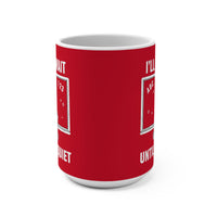 Load image into Gallery viewer, "I'll Just Wait Until It’s Quiet" 15oz Ceramic Mug 2 — Skeleton Design | Funny Teacher &amp; Introvert Coffee Cup | Printed On Demand