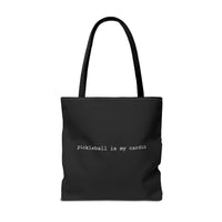 Load image into Gallery viewer, "Pickleball Is My Cardio" 1 - Canvas Tote 18" x 18" - PERSONALIZED