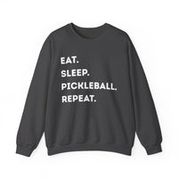 Load image into Gallery viewer, "Eat Sleep Pickleball Repeat" 1 - Gildan 18000 Crewneck Sweatshirt