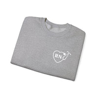 Load image into Gallery viewer, "RN Stethoscope Heart" 1b - Gildan 18000 Crewneck Sweatshirt