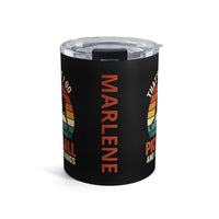 Load image into Gallery viewer, "That's What I Do I Play Pickleball and I Know Things" 1 - Tumbler 10oz - PERSONALIZED