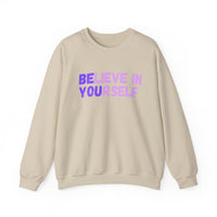 Load image into Gallery viewer, "Believe in Yourself BE YOU" 1 - Gildan 18000 Crewneck Sweatshirt