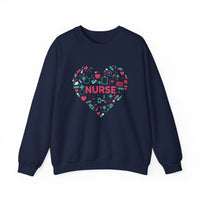 Load image into Gallery viewer, "Nurse Heart Tools" 1 - Gildan 18000 Crewneck Sweatshirt