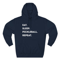 Load image into Gallery viewer, "Eat Sleep Pickleball Repeat" 1 - Lane Seven LS14001 Premium Hooded Sweatshirt